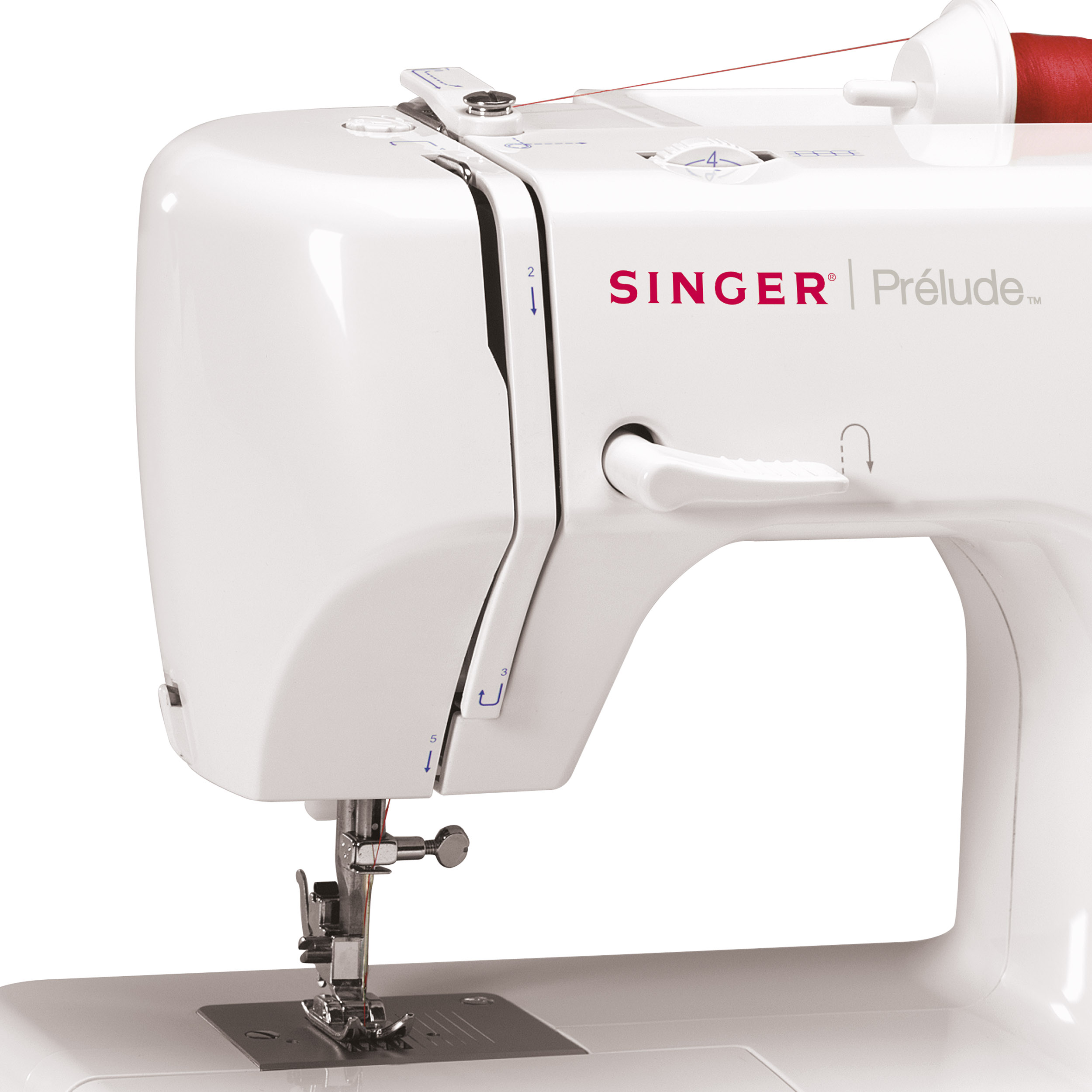 Puesta en marcha de la máquina de coser SINGER 8280